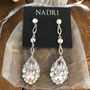 Nadri Crystal Earrings - Worn only a couple times
